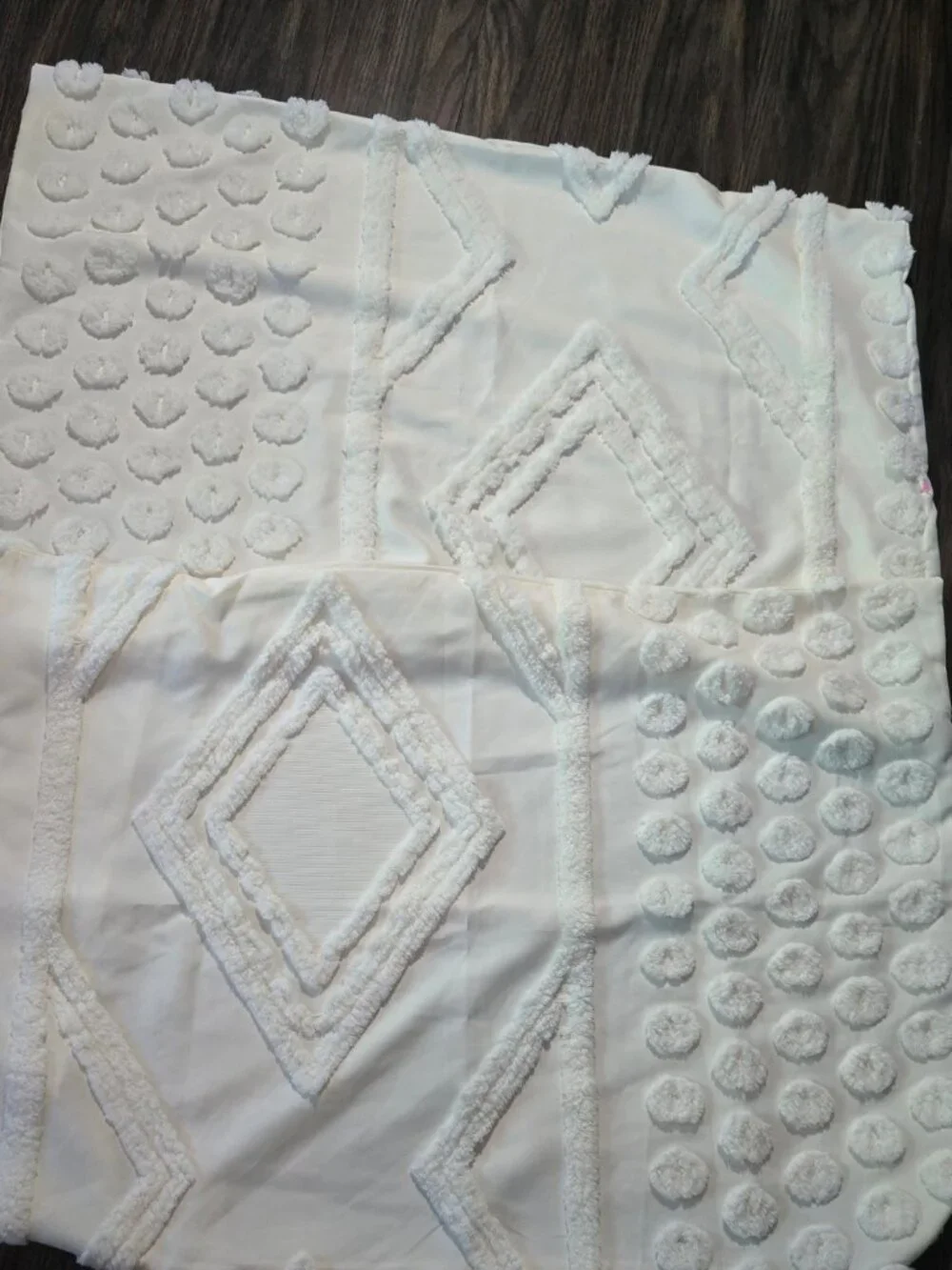 Cottagecore/Shabby Chic Style Cream-Colored Sheet Set QUEEN SIZE